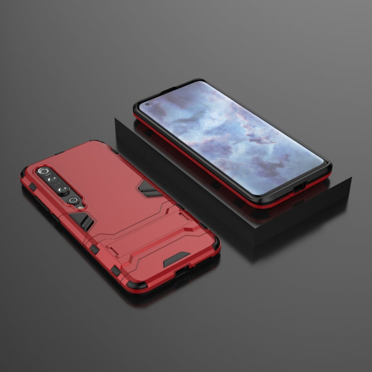Per Xiaomi Mi 10 Pro 5G PC + Custodia protettiva anticaduta in TPU con supporto invisibile