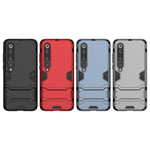 Per Xiaomi Mi 10 Pro 5G PC + Custodia protettiva anticaduta in TPU con supporto invisibile