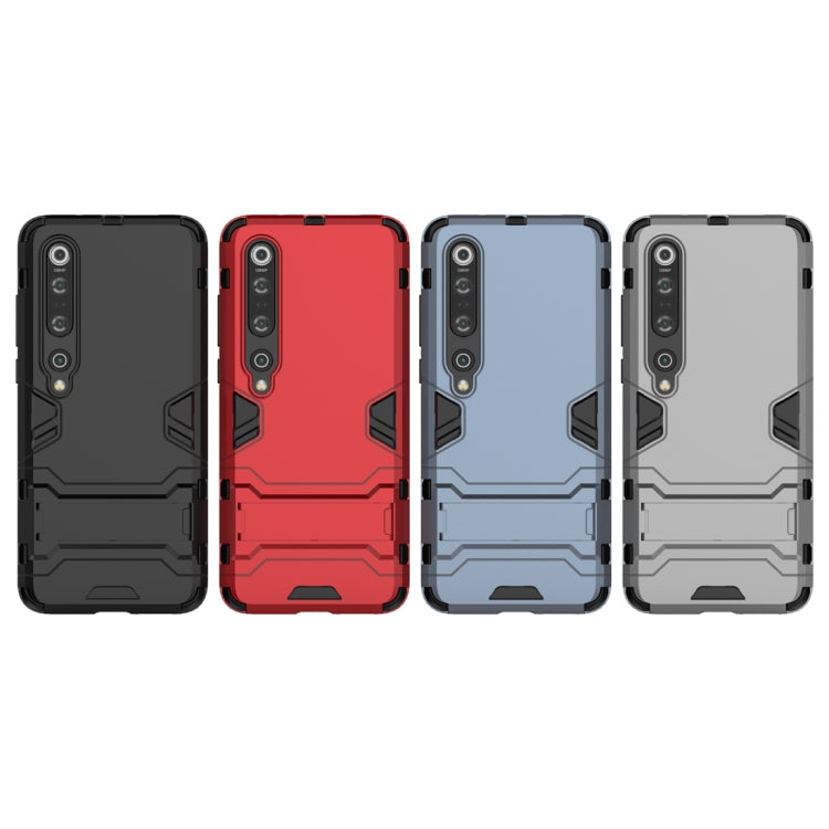 Per Xiaomi Mi 10 Pro 5G PC + Custodia protettiva anticaduta in TPU con supporto invisibile