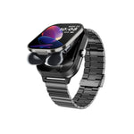 D8 Pro 2.01 pollici 2 in 1 Bluetooth Auricolare Cinturino in acciaio Smart Watch, Supporto NFC con Cover