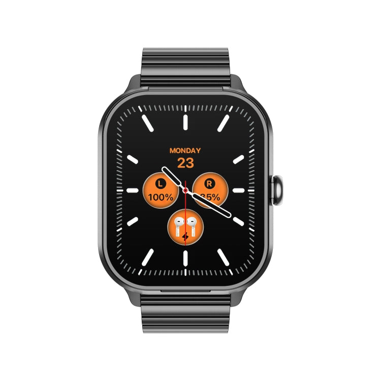 D8 Pro 2.01 pollici 2 in 1 Bluetooth Auricolare Cinturino in acciaio Smart Watch, Supporto NFC con Cover