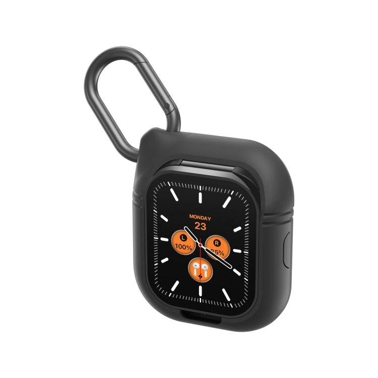 D8 Pro 2.01 pollici 2 in 1 Bluetooth Auricolare Cinturino in acciaio Smart Watch, Supporto NFC con Cover