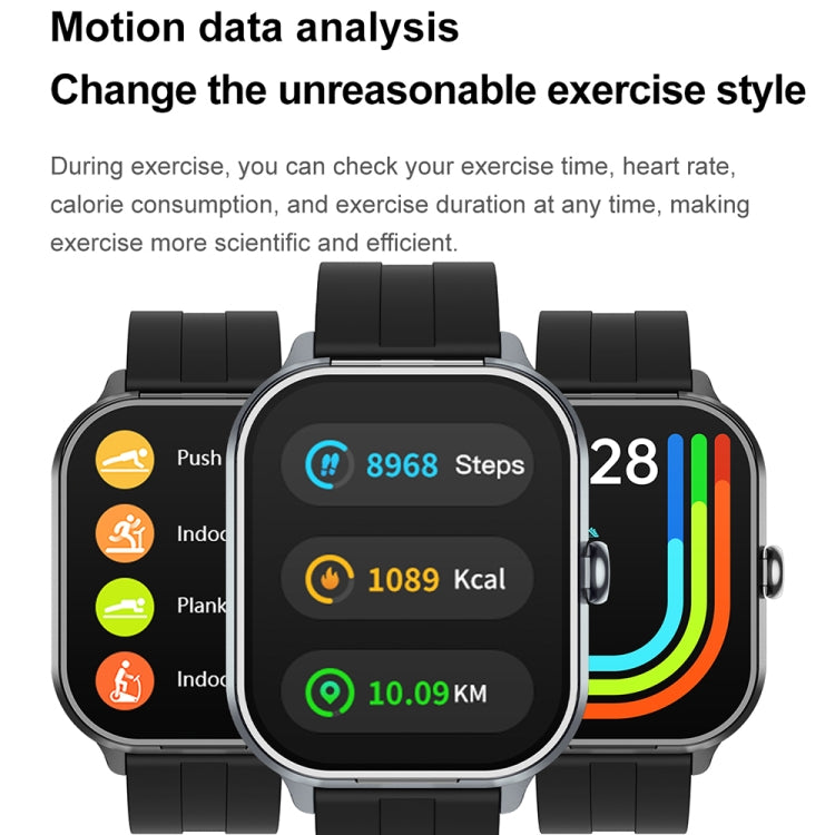 D8 Pro 2.01 pollici 2 in 1 Bluetooth Auricolare Cinturino in acciaio Smart Watch, Supporto NFC con Cover