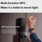 D8 Pro 2.01 pollici 2 in 1 Bluetooth Auricolare Cinturino in acciaio Smart Watch, Supporto NFC con Cover