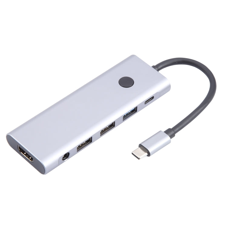 BYL-2410 Stazione di docking multifunzione 9 in 1 da tipo C a USB, BYL-2410