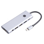 BYL-2410 Stazione di docking multifunzione 9 in 1 da tipo C a USB, BYL-2410