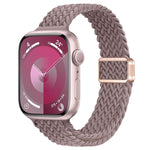 Cinturino per orologio sottile in nylon intrecciato con fibbia magnetica, For Apple Watch SE 2023 44mm