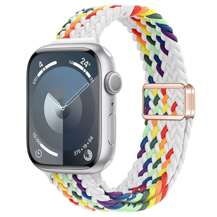 Cinturino per orologio sottile in nylon intrecciato con fibbia magnetica, For Apple Watch SE 2023 40mm