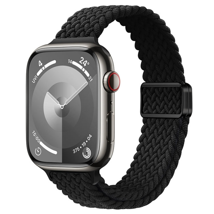 Cinturino per orologio sottile in nylon intrecciato con fibbia magnetica, For Apple Watch SE 2023 40mm