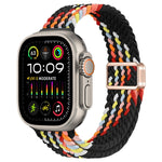 Cinturino per orologio sottile in nylon intrecciato con fibbia magnetica, For Apple Watch Ultra 2 49mm