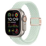 Cinturino per orologio sottile in nylon intrecciato con fibbia magnetica, For Apple Watch Ultra 2 49mm