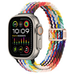 Cinturino per orologio sottile in nylon intrecciato con fibbia magnetica, For Apple Watch Ultra 2 49mm