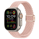 Cinturino per orologio sottile in nylon intrecciato con fibbia magnetica, For Apple Watch Ultra 2 49mm