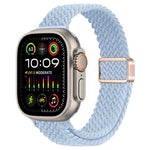 Cinturino per orologio sottile in nylon intrecciato con fibbia magnetica, For Apple Watch Ultra 2 49mm