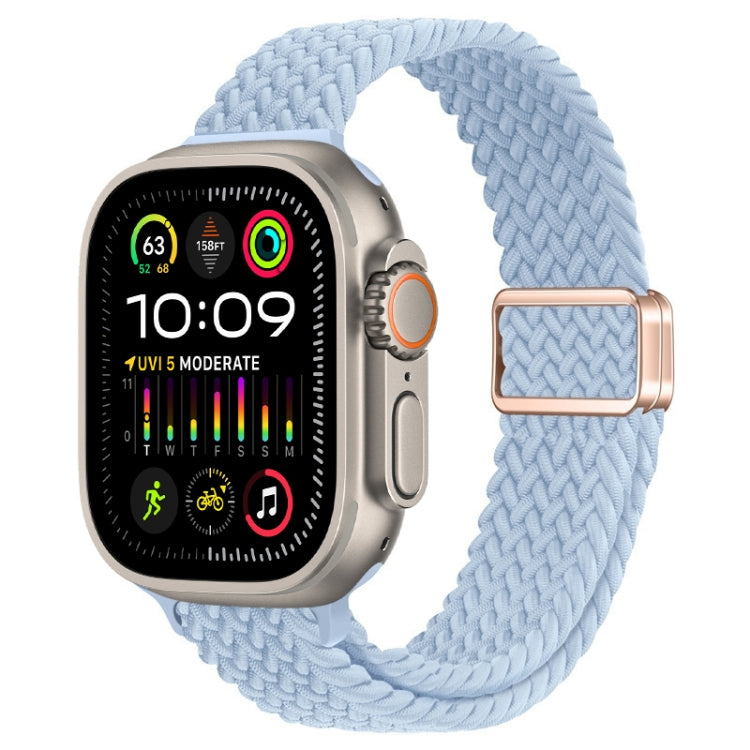 Cinturino per orologio sottile in nylon intrecciato con fibbia magnetica, For Apple Watch Ultra 2 49mm
