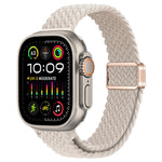Cinturino per orologio sottile in nylon intrecciato con fibbia magnetica, For Apple Watch Ultra 2 49mm