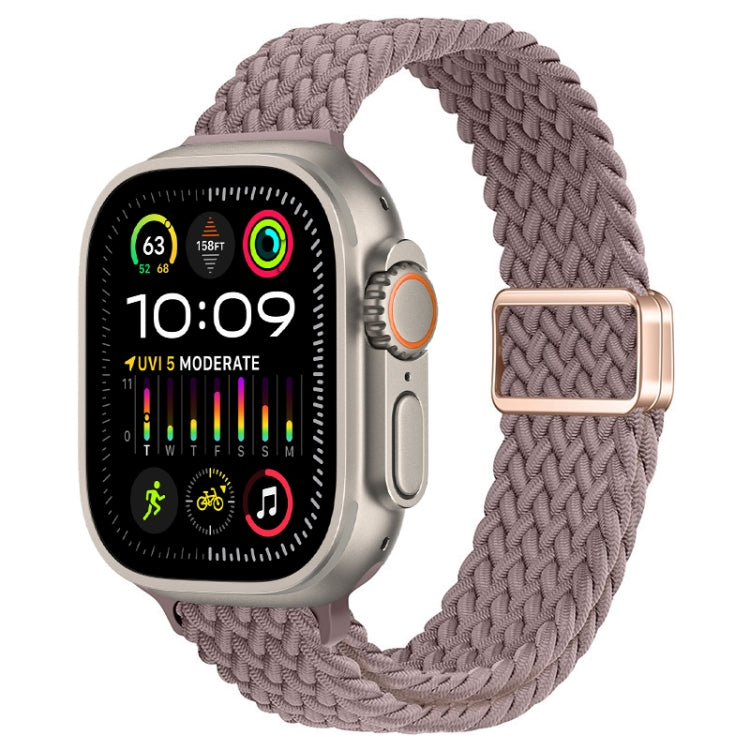 Cinturino per orologio sottile in nylon intrecciato con fibbia magnetica, For Apple Watch Ultra 2 49mm