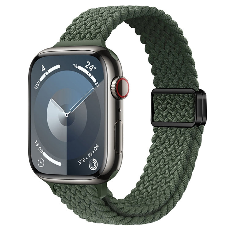 Cinturino per orologio sottile in nylon intrecciato con fibbia magnetica, For Apple Watch Series 9 41mm