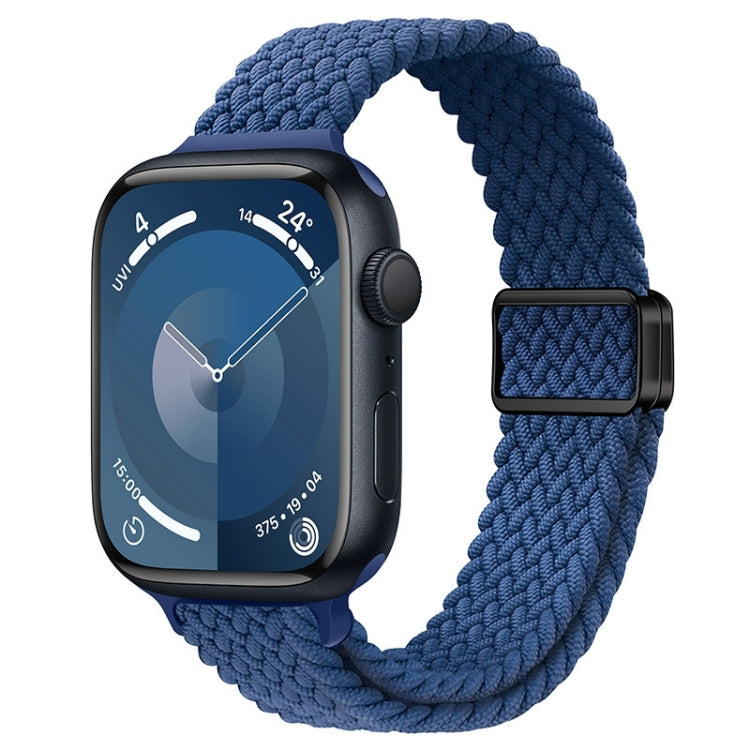 Cinturino per orologio sottile in nylon intrecciato con fibbia magnetica, For Apple Watch Series 9 41mm