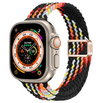 Cinturino per orologio sottile in nylon intrecciato con fibbia magnetica, For Apple Watch Ultra 49mm