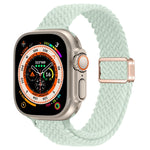 Cinturino per orologio sottile in nylon intrecciato con fibbia magnetica, For Apple Watch Ultra 49mm