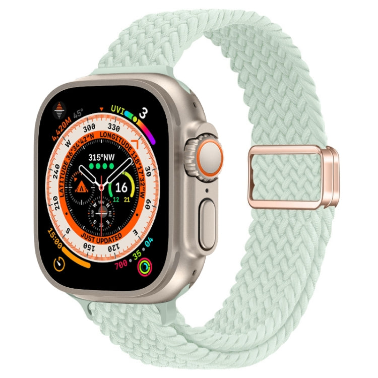 Cinturino per orologio sottile in nylon intrecciato con fibbia magnetica, For Apple Watch Ultra 49mm