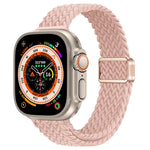 Cinturino per orologio sottile in nylon intrecciato con fibbia magnetica, For Apple Watch Ultra 49mm