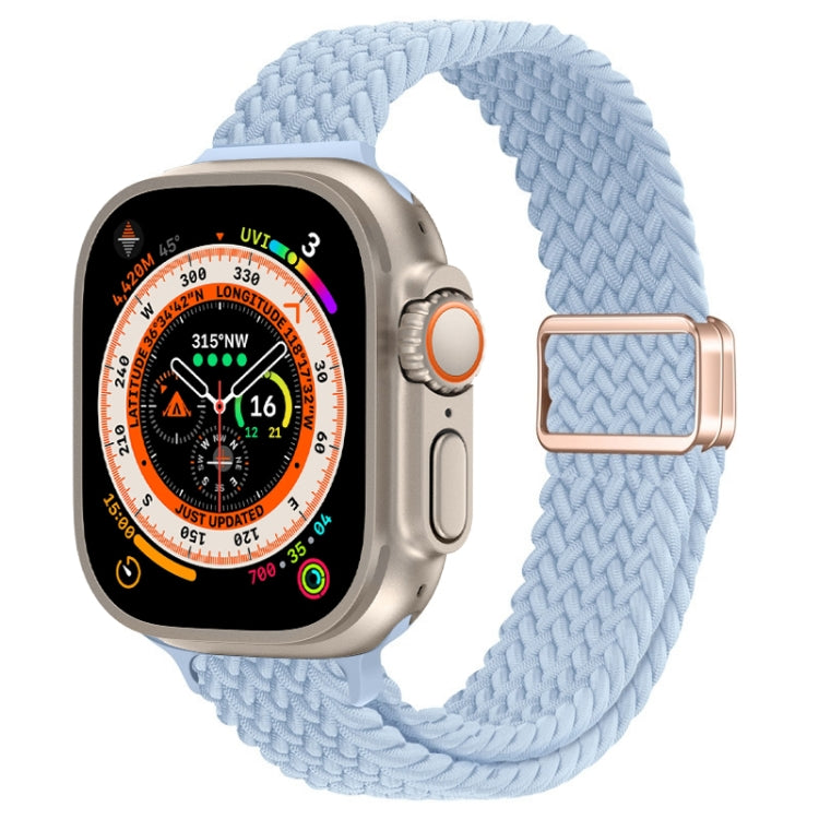 Cinturino per orologio sottile in nylon intrecciato con fibbia magnetica, For Apple Watch Ultra 49mm