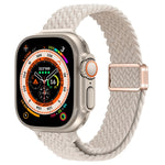 Cinturino per orologio sottile in nylon intrecciato con fibbia magnetica, For Apple Watch Ultra 49mm