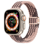 Cinturino per orologio sottile in nylon intrecciato con fibbia magnetica, For Apple Watch Ultra 49mm
