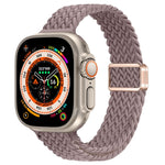 Cinturino per orologio sottile in nylon intrecciato con fibbia magnetica, For Apple Watch Ultra 49mm