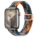 Cinturino per orologio sottile in nylon intrecciato con fibbia magnetica, For Apple Watch Series 8 45mm