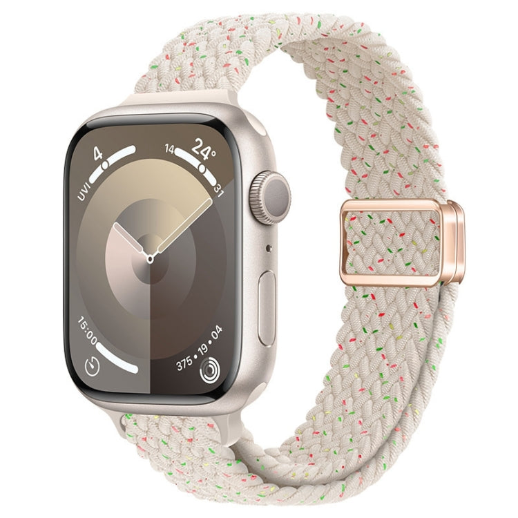Cinturino per orologio sottile in nylon intrecciato con fibbia magnetica, For Apple Watch SE 2022 40mm