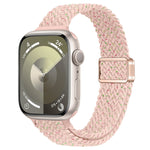 Cinturino per orologio sottile in nylon intrecciato con fibbia magnetica, For Apple Watch SE 2022 40mm