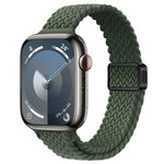 Cinturino per orologio sottile in nylon intrecciato con fibbia magnetica, For Apple Watch SE 2022 44mm