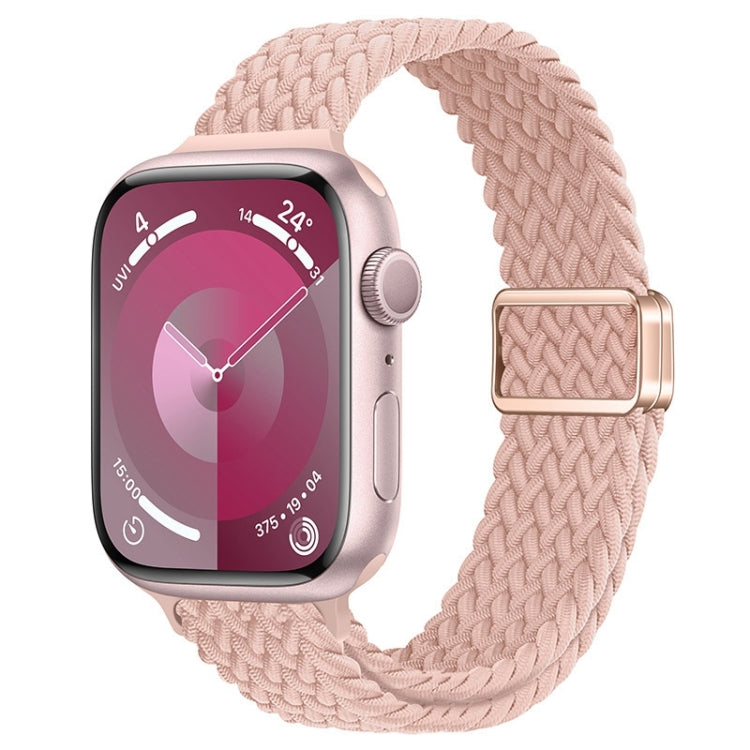 Cinturino per orologio sottile in nylon intrecciato con fibbia magnetica, For Apple Watch SE 2022 44mm