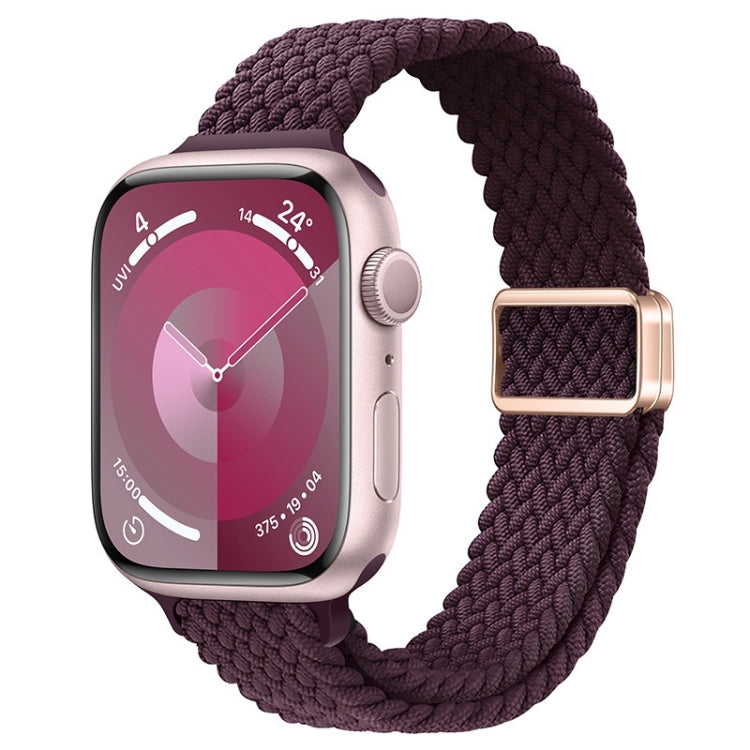 Cinturino per orologio sottile in nylon intrecciato con fibbia magnetica, For Apple Watch Series 7 41mm