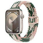 Cinturino per orologio sottile in nylon intrecciato con fibbia magnetica, For Apple Watch Series 7 45mm