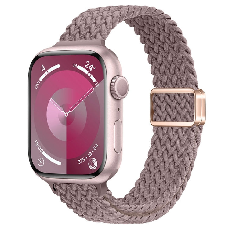 Cinturino per orologio sottile in nylon intrecciato con fibbia magnetica, For Apple Watch Series 6 40mm