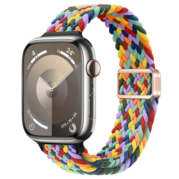 Cinturino per orologio sottile in nylon intrecciato con fibbia magnetica, For Apple Watch Series 5 40mm