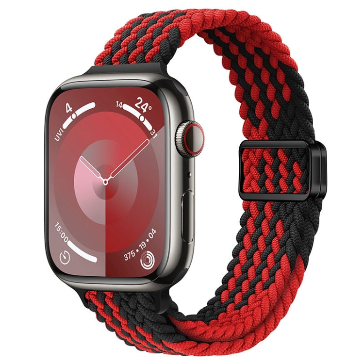 Cinturino per orologio sottile in nylon intrecciato con fibbia magnetica, For Apple Watch Series 4 44mm