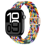 Cinturino per orologio sottile in nylon intrecciato con fibbia magnetica, For Apple Watch Series 10 42mm