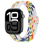 Cinturino per orologio sottile in nylon intrecciato con fibbia magnetica, For Apple Watch Series 10 42mm