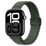 Cinturino per orologio sottile in nylon intrecciato con fibbia magnetica, For Apple Watch Series 10 42mm