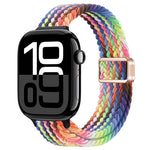 Cinturino per orologio sottile in nylon intrecciato con fibbia magnetica, For Apple Watch Series 10 42mm