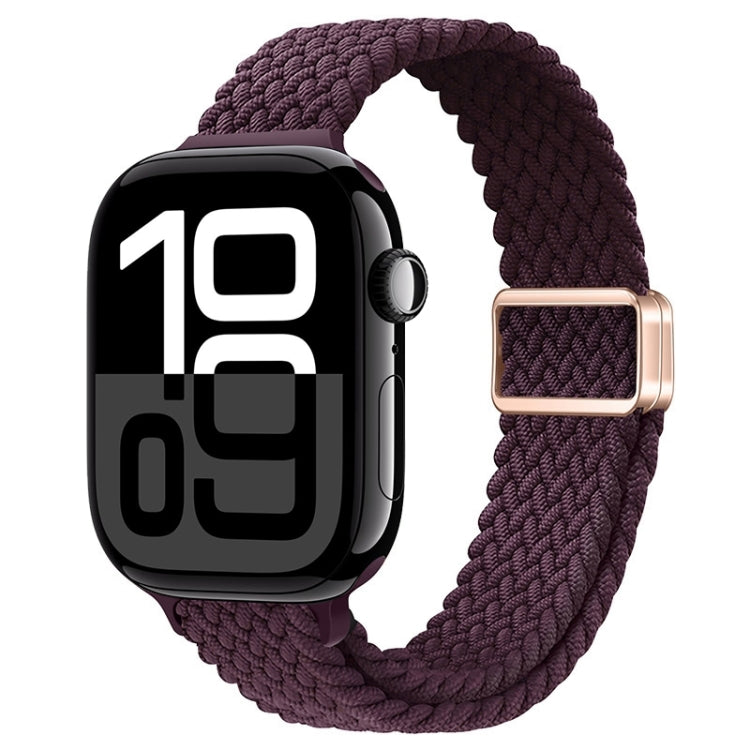 Cinturino per orologio sottile in nylon intrecciato con fibbia magnetica, For Apple Watch Series 10 42mm