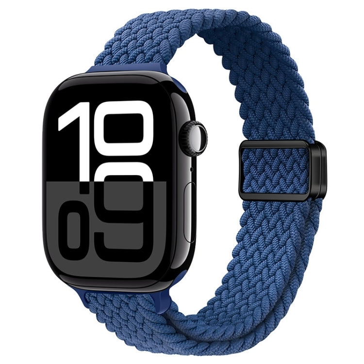 Cinturino per orologio sottile in nylon intrecciato con fibbia magnetica, For Apple Watch Series 10 42mm