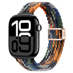 Cinturino per orologio sottile in nylon intrecciato con fibbia magnetica, For Apple Watch Series 10 42mm