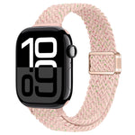 Cinturino per orologio sottile in nylon intrecciato con fibbia magnetica, For Apple Watch Series 10 42mm