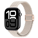 Cinturino per orologio sottile in nylon intrecciato con fibbia magnetica, For Apple Watch Series 10 42mm